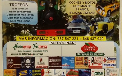 Patrocinador de la II Concentracion de Vehiculos clasicos y de epoca.